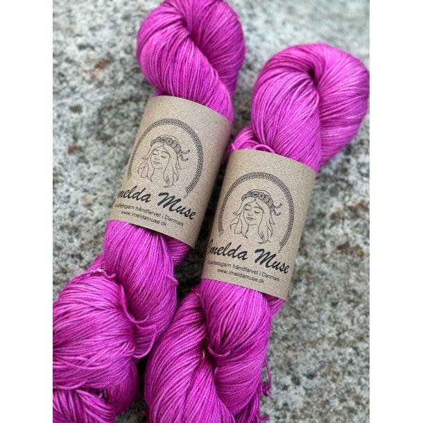 100 % Pure Mulberry Silk - Orchid Glow