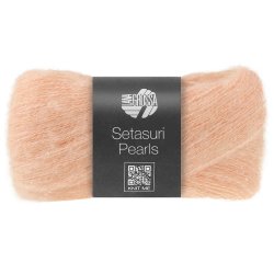 Lana Grossa Setasuri Pearls - Fersken 203