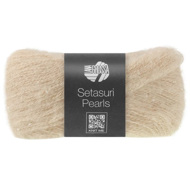 Lana Grossa Setasuri Pearls - m�rk beige 214